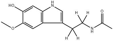 6-羟基褪黑激素D4,69533-61-5,结构式