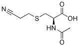 N-Acetyl-S-(2-cyanoethyl)-L-cysteine-d3 Structure