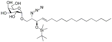  (2S,3R,4E)-2-Azido-tert-butyldiMethylsilyl-3-hydroxy-4-octadecenyl α-D-Galactopyranoside