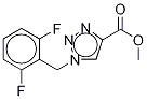 1-(2,6-Difluorobenzyl)-1H-1,2,3-triazole-4-carboxylic Acid Methyl Ester-d2