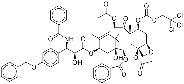 3'-p-O-Benzyl-7-{[(2,2,2,-trichloroethyl)oxy]carbonyl} Paclitaxel|3'-p-O-Benzyl-7-{[(2,2,2,-trichloroethyl)oxy]carbonyl} Paclitaxel