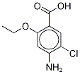 4-AMino-5-chloro-2-ethoxybenzoic Acid-d5,1346600-23-4,结构式