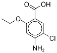 4-AMino-5-chloro-2-ethoxybenzoic Acid-d5 Structure