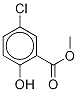 5-Chloro-2-hydroxy-benzoic Acid Methyl Ester-13C,d3 Structure