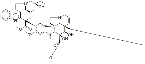 N-DesforMyl-4-desacetyl Vincristine Disulfate Salt, 1285859-25-7, 结构式