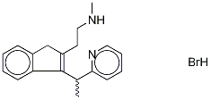 rac-N-DeMethyl DiMethindene-d3 化学構造式