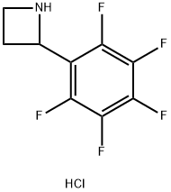 2-(Pentafluorophenyl)azetidine Hydrochloride, 1346602-21-8, 结构式