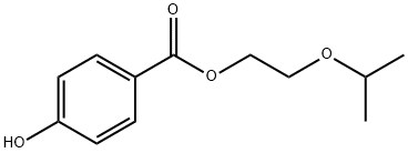 2-Isopropoxyethyl 4-Hydroxybenzoate Structure