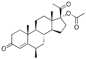 epi-Medroxy Progesterone-d3 17-Acetate Structure