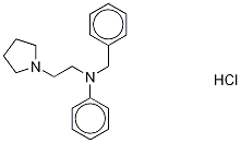 Histapyrrodine-d5 Hydrochloride,,结构式
