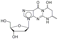 α-Methyl-γ-hydroxy-1,N2-propano-2'-deoxyguanosine-13C,15N2
(Mixture of DiastereoMers) Structure