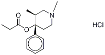 α-Prodine-d5 Hydrochloride Structure