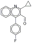 2-Cyclopropyl-4-(4-fluorophenyl)-3-quinoline-d5 3-Aldehyde