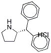 (2S)-2-(DiphenylMethyl)pyrrolidine Hydrochloride 化学構造式