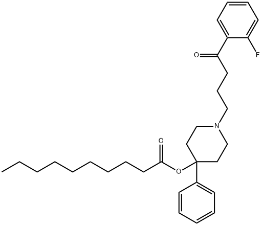 4-Defluoro-2-fluoro Haloperidol Decanoate , 1798004-21-3, 结构式