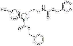 N,N-Dibenzyloxycarbonyl Serotonin Structure