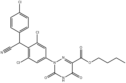 Diclazuril 6-Carboxylic Acid Butyl Ester Structure