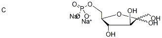 D-Fructose 6-Phosphate-13C6 Disodium Salt Structure