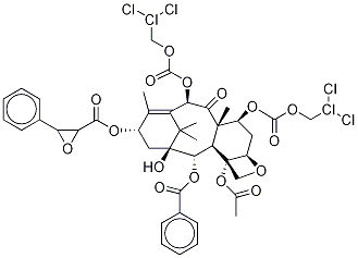 13-O-(trans-3-Phenyl-glycidyl)-7,10-bis[O-(trichloroethoxycarbonyl)]-10-deacetyl Baccatin III Structure