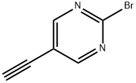 2-Bromo-5-ethynylpyrimidine, 1797890-53-9, 结构式