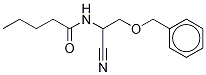 3-Benzyloxy-α-(N-butyryl-d3)-aminopropionitrile,1216615-94-9,结构式