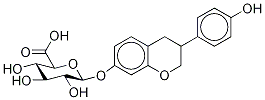 R,S Equol 7--D-Glucuronide Structure