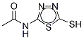 2-アセトアミド-5-メルカプト-1,3,4-チアジアゾール-D3 化学構造式