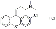 Chlorprothixene-d6 Hydrochloride Struktur