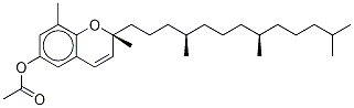 3,4-Dehydro δ-Tocopherol Acetate 结构式