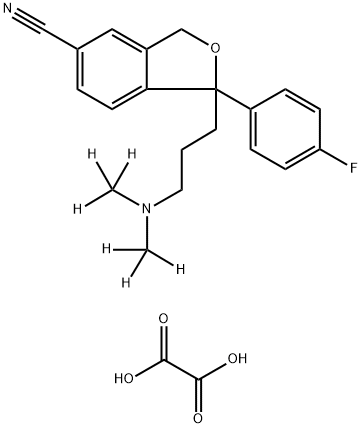 Citalopram-d6 Oxalate Structure