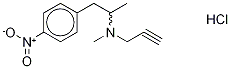 rac 4-Nitro Deprenyl-d3 Hydrochloride Struktur