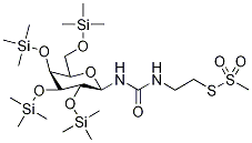 2,3,4,6-Tetra-O-trimethylsilyl-N-(β-D-galactopyranosyl)-N’-[(2-methanethiosulfonyl)ethyl]urea