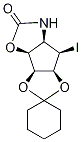 (1R,2R,3R)-(4S)-AMino-1,2,3-trihydroxy-(5R)-iodocyclopentane 3,4-CarbaMate 1,2-Cyclohexyl Ketal Structure