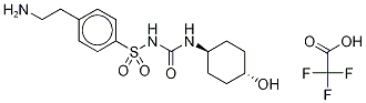 1-[4-(2-AMinoethylphenyl)sulfonyl]-3-(trans-4-hydroxycyclohexyl)urea Trifluoroacetate,,结构式