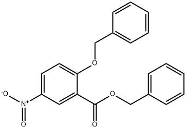 2-Benzyloxy-5-nitro-benzoic Acid Benzyl Ester Structure