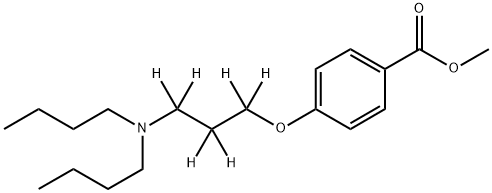 4-[3-(DibutylaMino)propoxy]benzoic Acid-d6 Methyl Ester, 1329835-67-7, 结构式