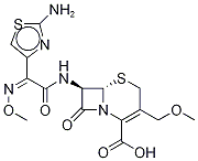 头孢泊肟酸-D3,,结构式