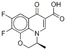 (R)-Ofloxacin Carboxylic Acid (Dextrofloxacin Difluoro IMpurity) Struktur