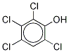 2,4,5,6-Tetrachlorophenol-13C6 结构式