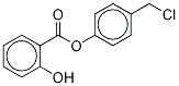 2-Hydroxybenzoic Acid 4-(ChloroMethyl)phenyl Ester Struktur