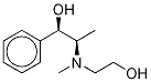 N-(2-Hydroxyethyl) Pseudoephedrine-d3 Struktur