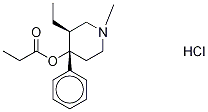 β-Meprodine-d5 Hydrochloride,,结构式