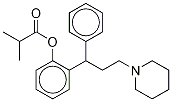 2-[1-Phenyl-3-(1-piperidinyl)propyl]phenyl Isobutyrate Structure