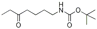 5-Oxoheptyl-carbaMic Acid tert-Butyl Ester Structure