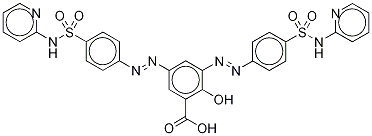 柳氮磺胺吡啶杂质B,,结构式