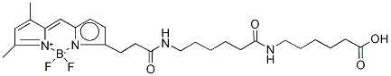 α-Bodipyethyl-ω-forMic Acid-di(N-pentyl ForMaMide) Structure