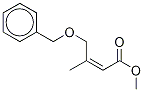 (2Z)-3-Methyl-4-(benzyloxy)-2-butenoic-d3 Acid Methyl Ester Structure