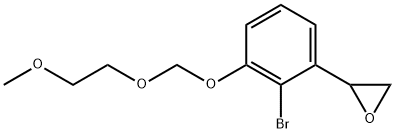 2-Bromo-3-(2-oxiranyl)-phenol 1-O-(2-Methoxyethoxymethyl) Ether Struktur