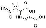 N-(2-Carboxyethenyl)-3-sulfino-DL-valine 化学構造式