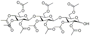 D-CELLOPENTOSE HEXADECAACETATE Structure